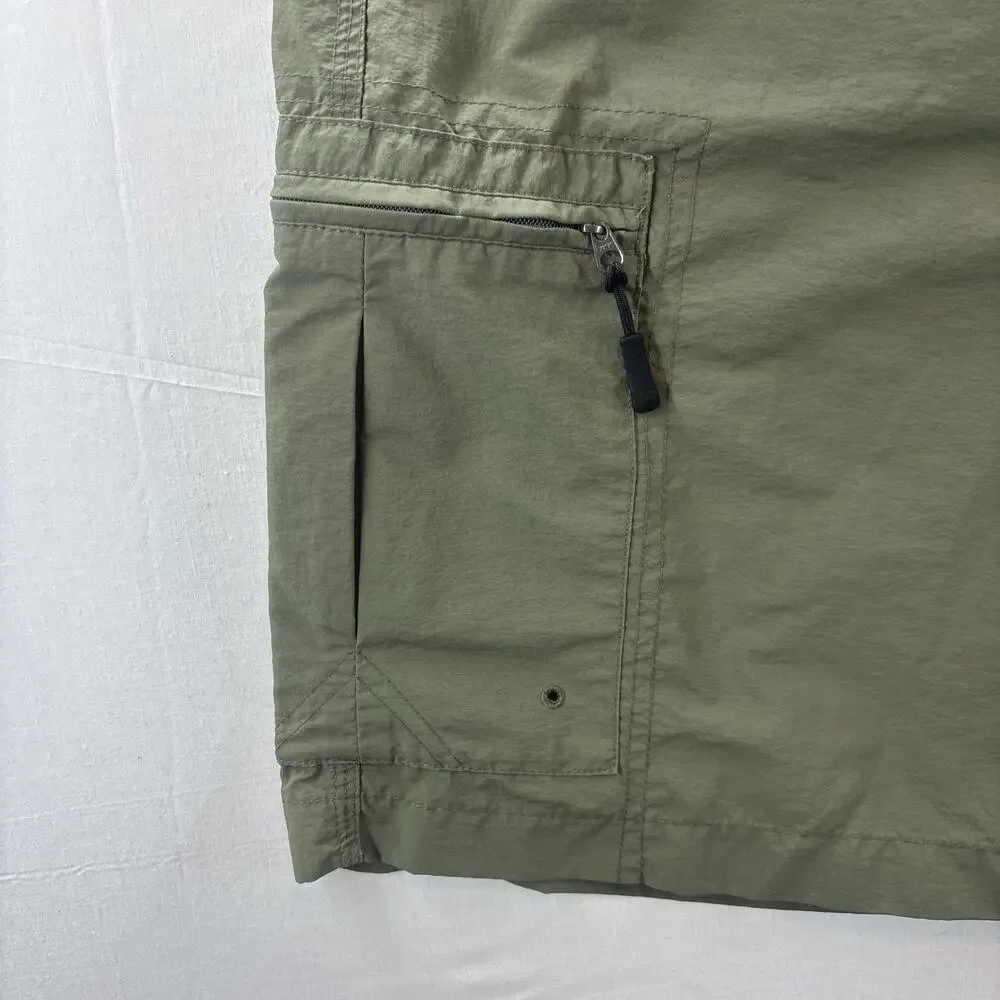 Columbia Belted Hiking Cargo Shorts Mesh Lined Men's Size XL Swim Lined Outdoor